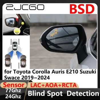 Предупреждение о Вождении при Парковке с помощью Системы Обнаружения Слепых зон BSD для Toyota Corolla Auris E210 Suzuki Swace 2019 ~ 2024