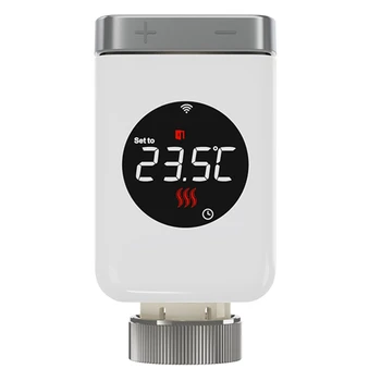 Tuya Smart Wifi Радиаторный клапан Пластиковый привод радиаторного клапана Регулятор температуры нагрева для Alexa Google Home