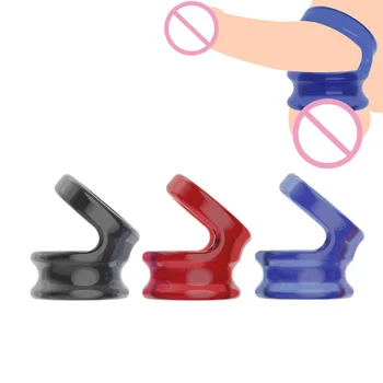 Кольцо для члена, секс-игрушки для увеличения пениса для мужчин, гей, Задержка эякуляции, принадлежности для взрослых, TPE Кольцо для члена, Мужской мастурбатор, Секс-шоп 18 +