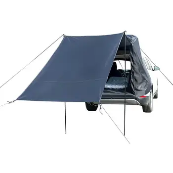 Автомобильная палатка для кемпинга в качестве бокового тента для автомобиля, легкий автомобильный солнцезащитный козырек для кемпинга, путешествий, чрезвычайных ситуаций.