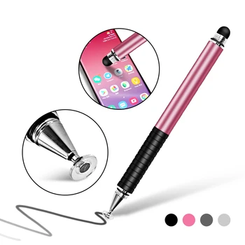 Универсальная ручка с сенсорным экраном 2 в 1 для телефона, емкостный стилус для планшета, стилус для мобильного телефона, ручки для планшета для рисования стилусом
