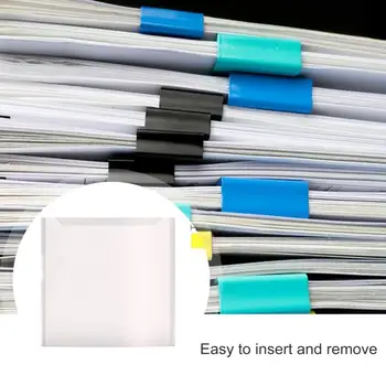 Контейнер для хранения бумаги для вырезок, органайзер для хранения бумаги для вырезок, виниловая сумка с липкими вкладками, идеально подходящая для файлов фотографий