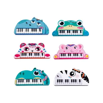 Цифровая музыкальная клавиатура для фортепиано Интерактивные игры со звуком и песнями Музыкальный инструмент Электронная клавиатура для фортепиано для детей 3-5 лет