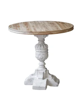 Деревянный чайный столик в помещении с резным ретро-дизайном, чайный столик, гостиная, мебель для дивана