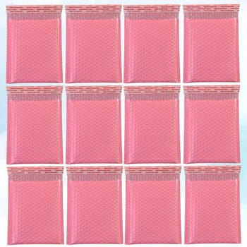 Пузырьковые почтовые устройства Отправка небольших конвертов Мягкие сумки Доставка Розовый пластиковый пакет Почтовая упаковка для водонепроницаемых полиэтиленовых пакетов для рубашек