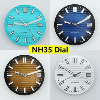 Циферблат NH35 Nautilus dial Циферблат часов зеленый светящийся циферблат Подходит для часовых аксессуаров с механизмом NH35 Инструмент для ремонта часов