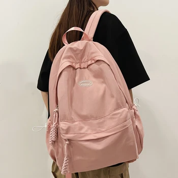 Женская Кавайная сумка для книг в колледже, студенческие женские рюкзаки, Классная школьная сумка для девочек-подростков, женский модный рюкзак, модный