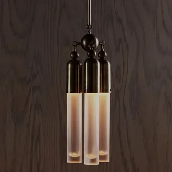 Минималистичная американская люстра, стеклянная лампа в стиле постмодерн, столовая, гостиная, спальня, бар, прикроватная лампа