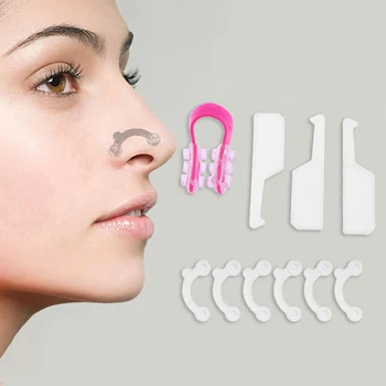 Силиконовый формирователь носа, Усилитель переносицы, Клипса, формирователь для выпрямления переносицы, Косметический корректор зажима для носа, Массажный инструмент