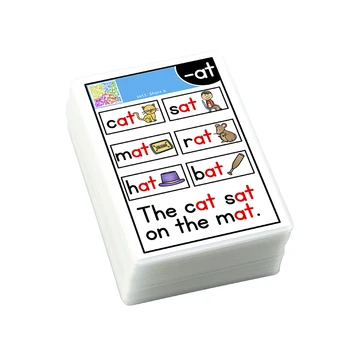 Новый 107pcs корень акустики карты для детей, изучение английского языка карточки со словами поддержки скан-код произношение, правописание игра на память 