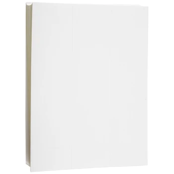 100 Листов матовой чистой бумаги для печати адресных этикеток 70X37,1 мм белого цвета самоклеящиеся
