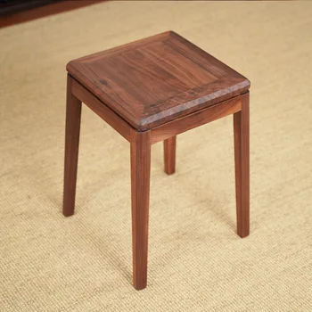 Легкий Роскошный обеденный стул Бытовой Современный минималистичный обеденный стул Деревянная мебель