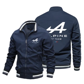 Новая куртка Alpine F1 Team На молнии, Спортивная Одежда, Уличная Автомобильная куртка, Альпийская Мужская куртка, Мужская Повседневная Куртка с карманами, Весна и Осень