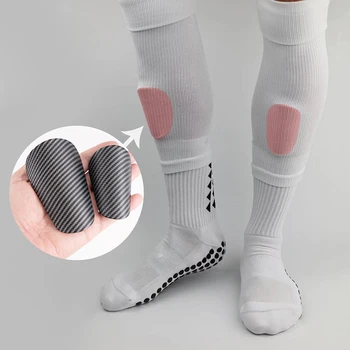 1 пара накладок для голени для мини-футбола, Износостойкий амортизирующий протектор для ног, Легкая портативная футбольная тренировочная доска для голени