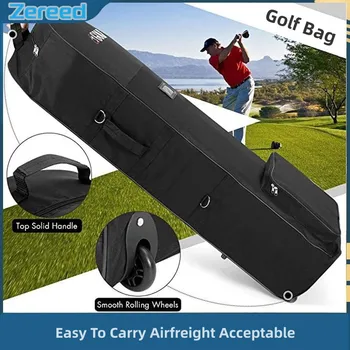 Складная дорожная сумка для гольфа, тренировки на открытом воздухе, портативные колеса, Авиационное хранилище большой емкости, легкая сумка через плечо