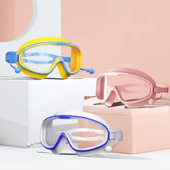 Сверхлегкие Регулируемые плавательные очки с широким обзором в большой оправе, очки для плавания, очки для дайвинга, Водные виды спорта, Инструменты для плавания