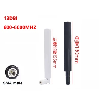 2шт Антенна 5G Пластиковый Полюс С Высоким Коэффициентом Усиления 13dBi ABS Антенна 600-6000 МГц С Разъемом SMA Для Модуля 5G 4G LTE RM500Q