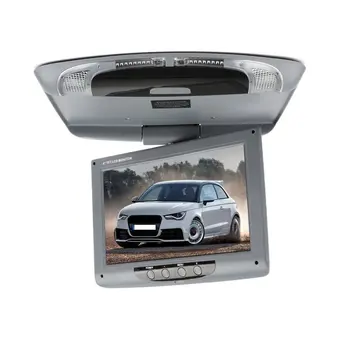 Новый 9-дюймовый цветной ЖК-монитор с экраном 800 * 480, крепящийся на крышу автомобиля, откидной экран, Накладной мультимедийный видео дисплей на потолке, крепящийся на крышу