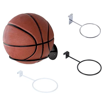 Настенный баскетбольный стеллаж для хранения, железная многоцелевая полка для футбольного дисплея, держатель мяча, экономящий пространство Декор гостиной