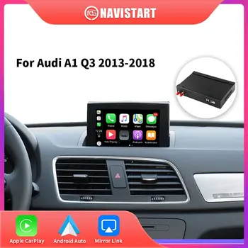 NAVISTART Беспроводной Автомобильный Интерфейс CarPlay Android Auto Для Audi A1 Q3 2013-2018 с Функциями Зеркального Воспроизведения Автомобиля AirPlay GPS