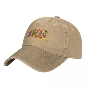 Многоцветная шляпа Top Cat Женская кепка с козырьком и пятью кошками, персонализированные шляпы с защитой козырька