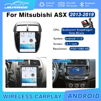 Android 11 для Mitsubishi ASX 2013 2014 2015 2016 2017 2018 2019 8 ГБ + 128 ГБ Автомобильная Радионавигация GPS Радио Мультимедиа