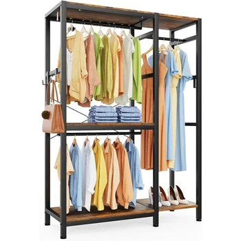 Отдельно стоящий шкаф-органайзер TARKARI, шкаф для одежды, шкаф для одежды со штангой, вешалки для одежды, вешалка для одежды
