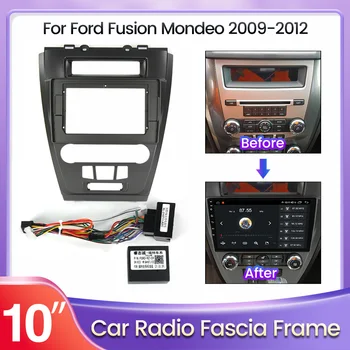 Переходник для передней панели автомобиля Canbus Box Android Radio Комплект для установки панели приборной панели Лицевая панель для Ford Mondeo Fusion 2009 2010 2012