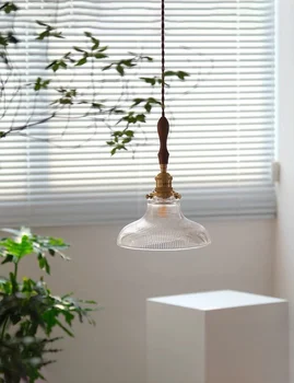 Современные подвесные светильники из витражного стекла, светодиодные подвесные светильники для кухни, столовой, Luminaria Hanglamp