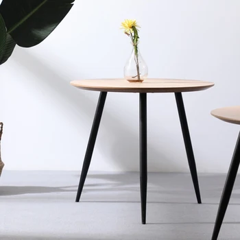 Журнальный столик, Приставной столик для дивана, Минималистичный Маленький Круглый столик, Комбинация для гостиной, Маленький столик, консоль, Столикая мебель