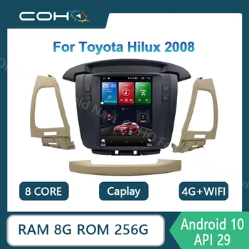 Для Toyota Hilux 2008 автомагнитола Android 10 1024*768 Оперативная ПАМЯТЬ 8 ГБ Встроенная память 256 ГБ Автомобильный мультимедийный плеер Android навигация