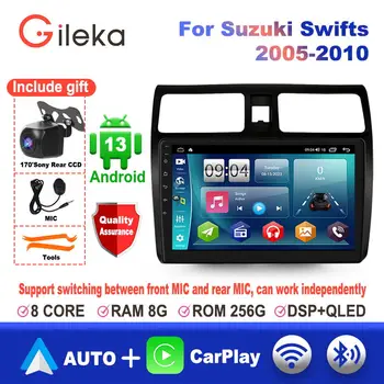 Автомагнитола Android one din или для Suzuki Swifts 2005-2010 Мультимедийный видеоплеер Navigati GPS WIFI Carplay