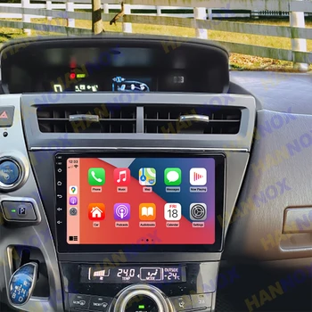 9-дюймовый Сенсорный Экран Android Auto Radio Для Toyota Prius Plus V Alpha LHD RHD Автомобильный Стерео Carplay Мультимедийный Плеер Навигация GPS