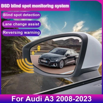 Система Обнаружения Слепых Зон Автомобиля BSD BSA BSM Автомобильные Датчики Контроля Привода Зеркала Заднего Вида Для Audi A3 2008-2020 2021 2022 2023