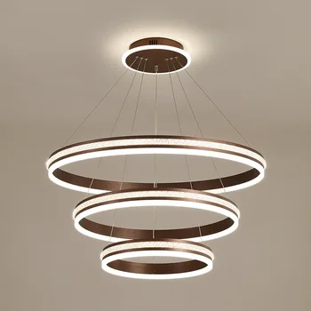 Минималистичные современные светодиодные подвесные светильники Подвесной светильник для гостиной Столовой кухни Подвесной светильник для спальни Подвесной светильник