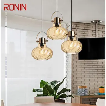 Подвесные светодиодные светильники RONIN Nordic, промышленные Креативные фонари, подвесной светильник для дома, спальни, лофта