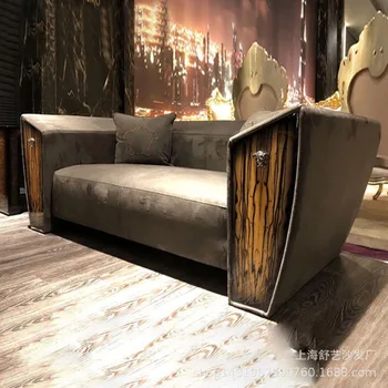 Сочетание современного кожаного дивана В простом итальянском стиле, высококачественная мебель для гостиной в гонконгском стиле