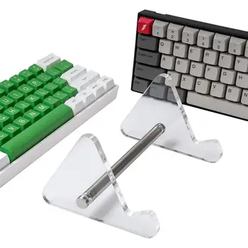 Стеллаж для хранения компьютерной клавиатуры, несколько шин, Подставка для механических клавиатур, Прозрачное Акриловое хранилище документов