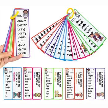 220 Слов Dolch Sight Английские флэш-карты Карманные карты Обучающие игрушки для детей флэш-карты