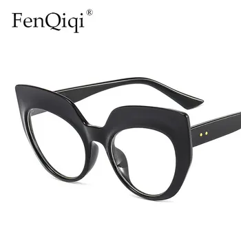 New Fashion Personality Glasses Oversized Cat Eyes Shades For Women очки 2022 модные женские очки детские UV400