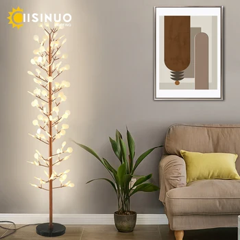 Современный светодиодный напольный светильник в форме светлячка с несколькими головками, лампа из нержавеющей стали для спальни, высокие стоячие светильники для гостиной, офиса