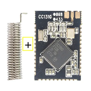 CC1310 F128 беспроводной радиочастотный модуль приемопередатчика 433 МГц/868 МГц последовательный порт прозрачная передача самоорганизующаяся сеть