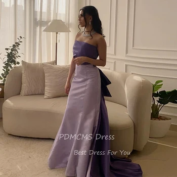 Шикарные Фиолетовые длинные вечерние платья выпускного вечера 