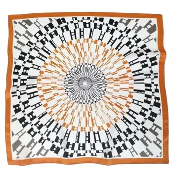 12 Шарфов momme из 100% шелка 53x53 см, женский шелковый шарф, модный шарф A1-60