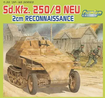 DRAGON 6316 в масштабе 1/35 Sd.Kfz.250/9 Neu 2cm Reconnaissance Premium Edition