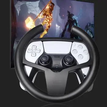 Колесо контроллера Модная гоночная игра Круглое портативное рулевое колесо для PS5