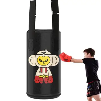 Детская боксерская груша из искусственной кожи, детский мешок с песком, боксерский тренировочный мешок, боксерский скоростной мешок, боксерский ММА Муай Тай для фитнеса