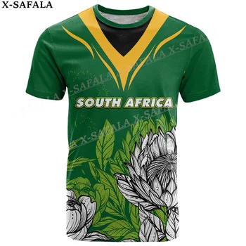 Флаг Страны Южная Африка, Спрингбокс, Футболка С 3D Принтом, Топы, Летние Футболки, Мужская Уличная Одежда, Шорты, Спортивная Повседневная рубашка с рукавами-7