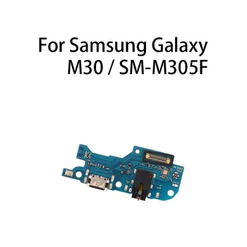 Для Samsung Galaxy M30 SM-M305F, разъем для док-станции для зарядки через USB, гибкий кабель для платы зарядки
