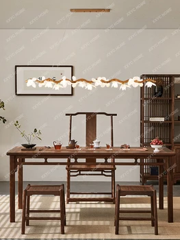 Люстра для столовой Zen Tea Room Светильники Персонализированная креативная лампа Lotus для стрип-бара